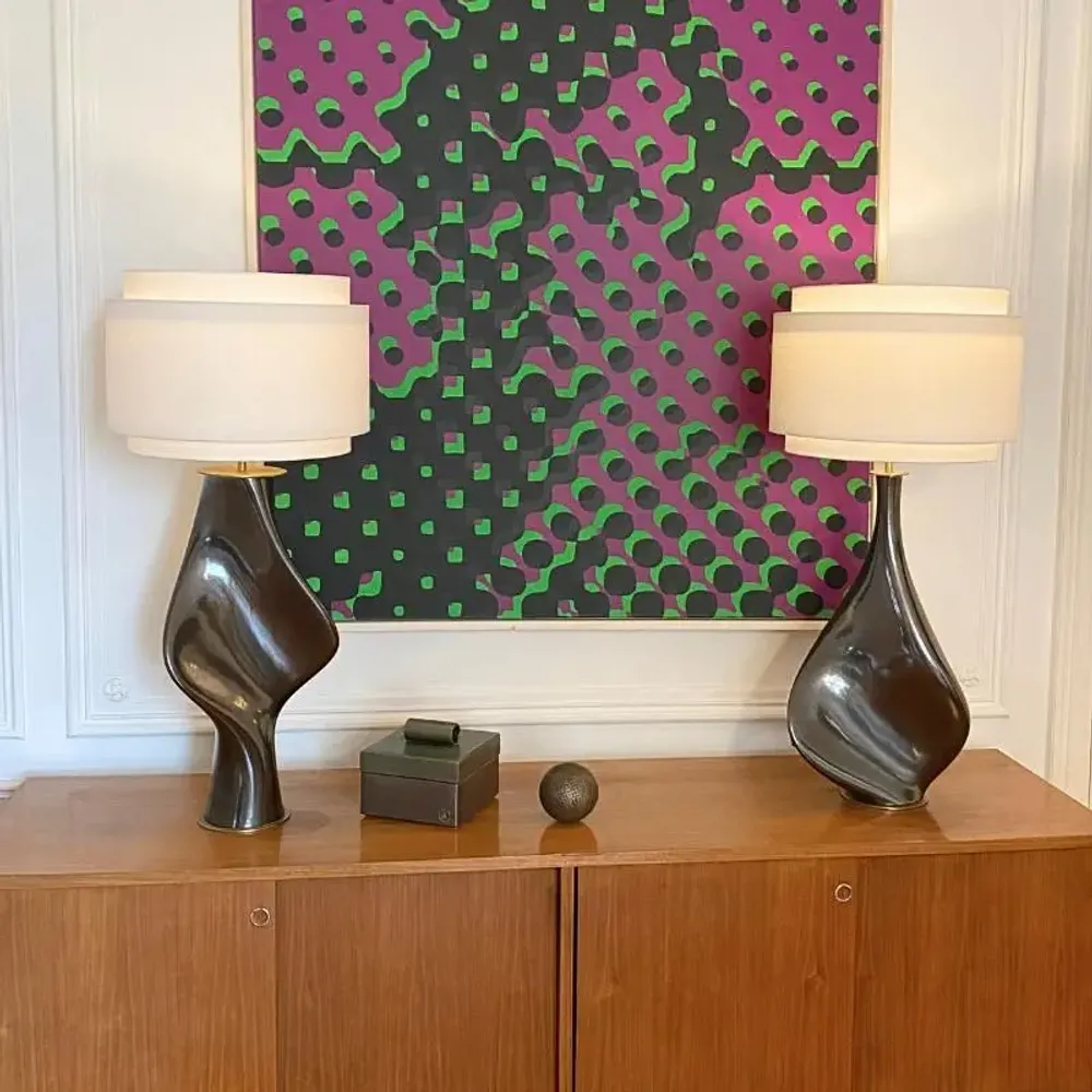 Lampes à poser - Lampe Adagio bronze - ARCHIBALDA