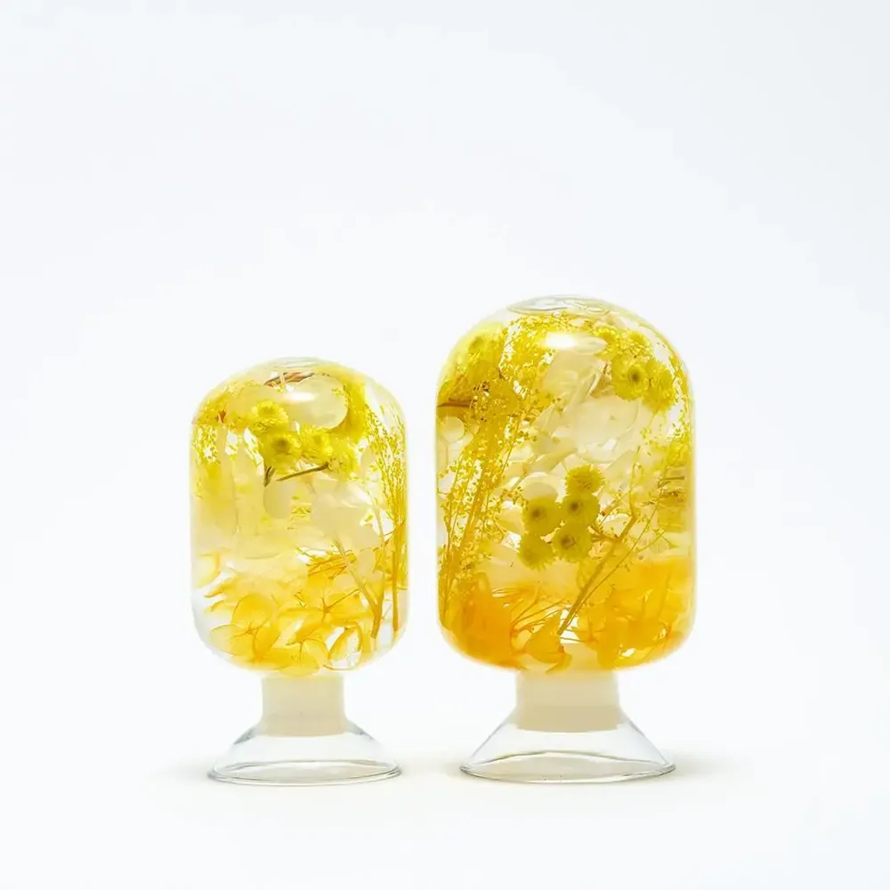 Objets de décoration - Pieces of time Yellow Immortelle - STYLEJIEUM