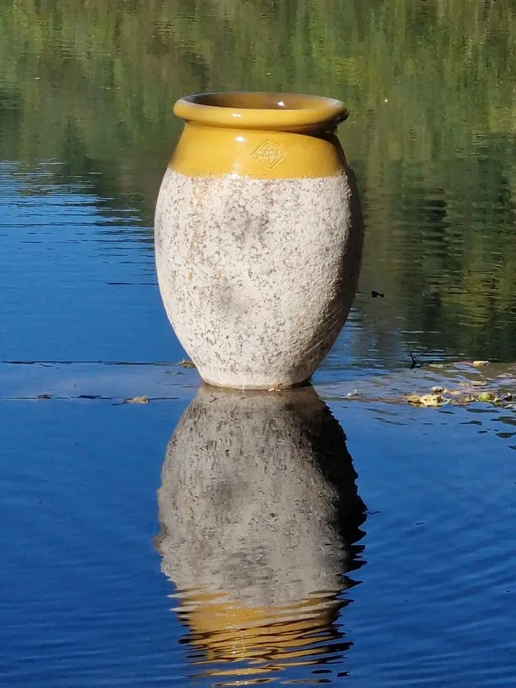 Pottery - Prestige olive shaped jars with patina - TERRES D'ALBINE