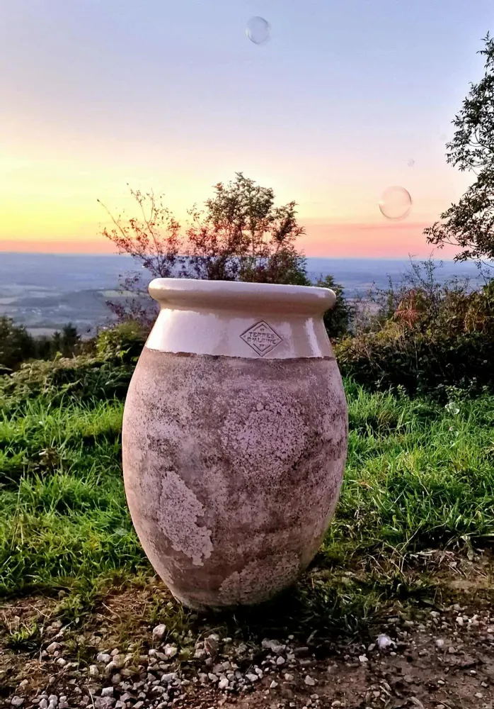 Pottery - Prestige olive shaped jars with patina - TERRES D'ALBINE