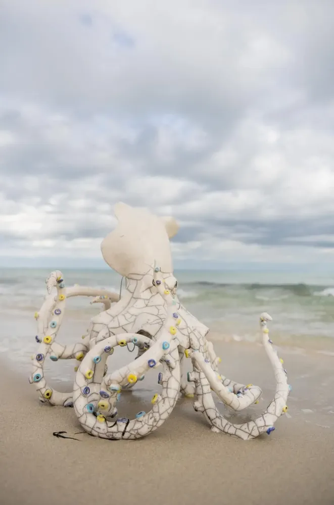 Objets design - Pieuvre sculpturale – pièce unique - YUFTEN