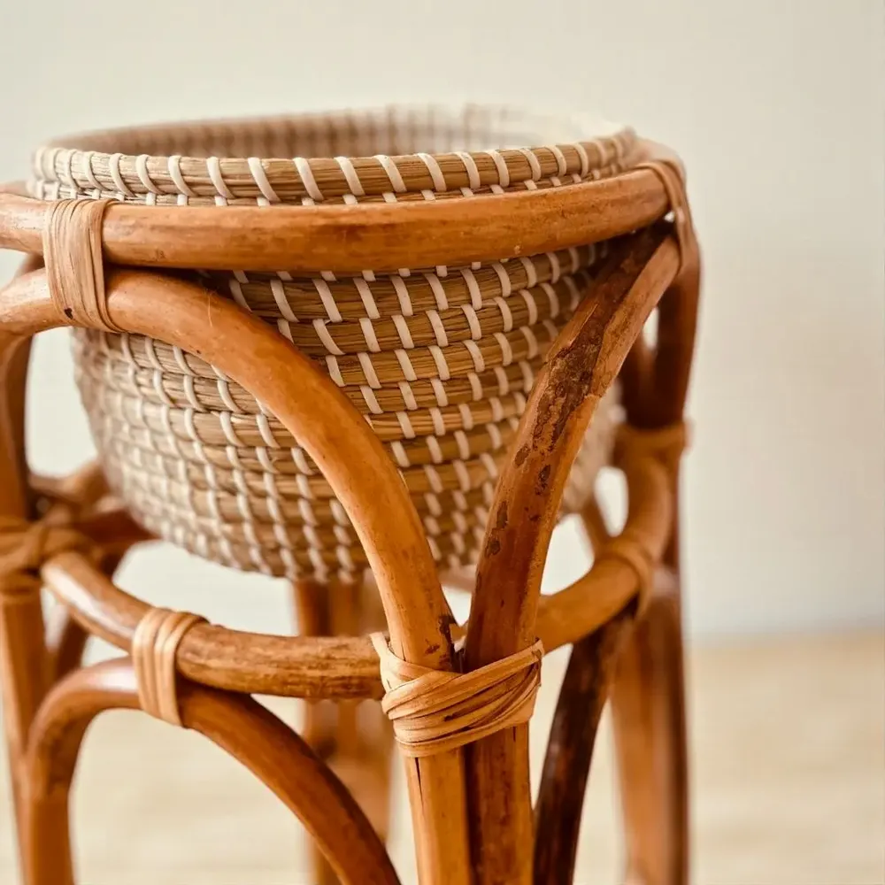 Floral decoration - Sable Natural Rattan Planter - LO-FI HOUSE