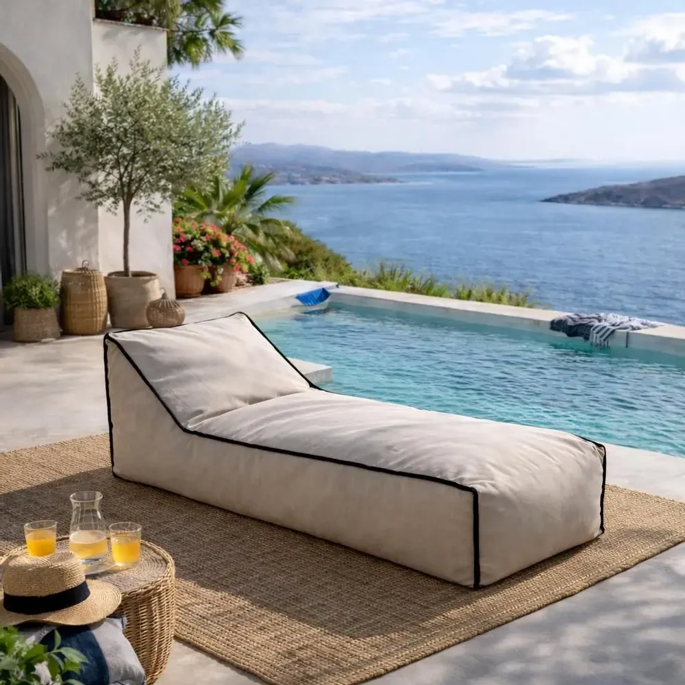 Outdoor pools - Bean Bag Seaview Lounger - POUFOMANIA