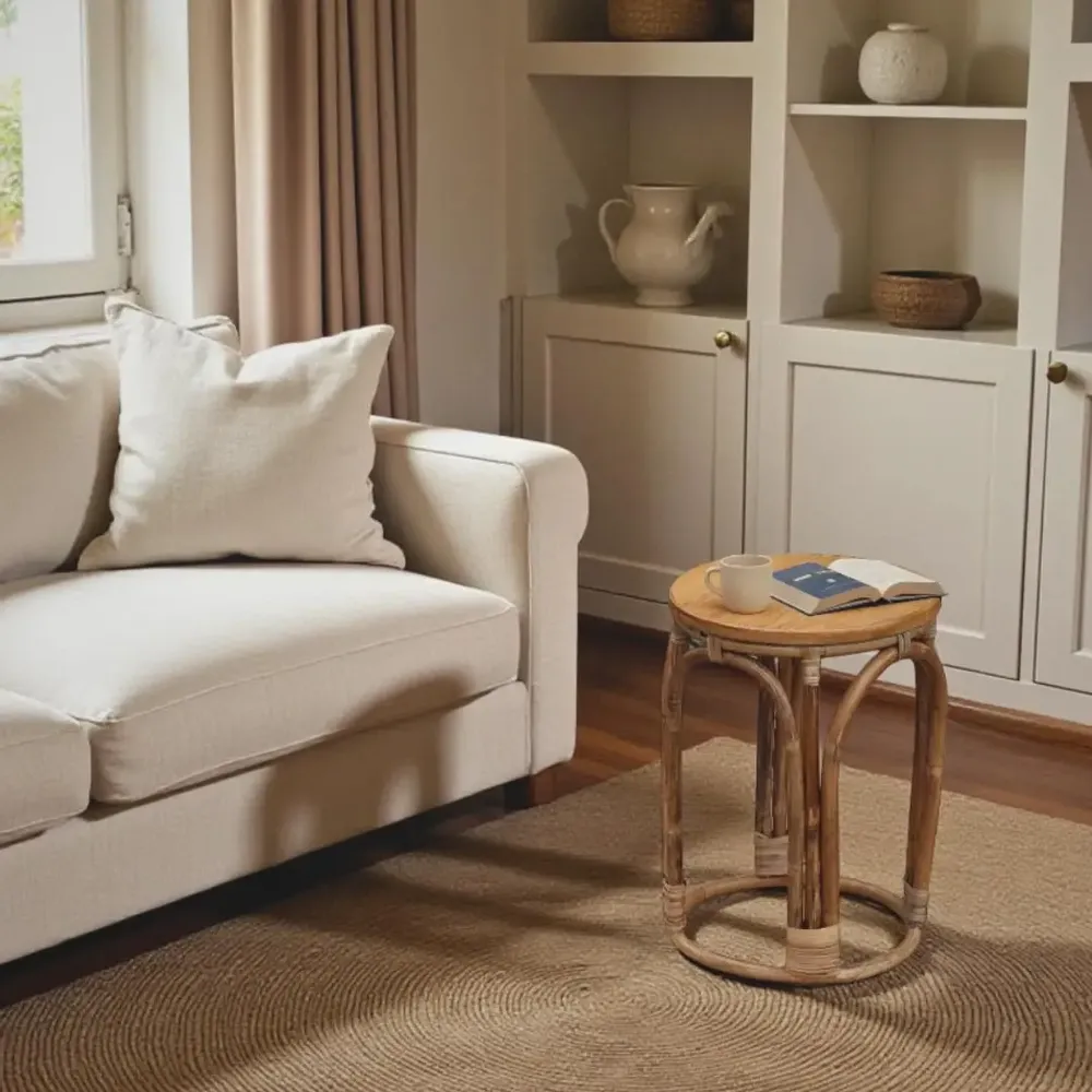 Tables basses - Table d'appoint en rotin naturel Loum - LO-FI HOUSE