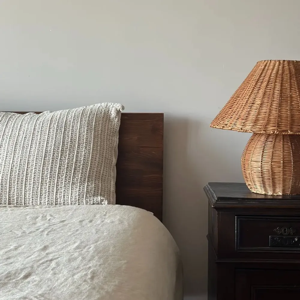 Lampes de bureau  - Grand abat-jour en rotin naturel Truffle - LO-FI HOUSE