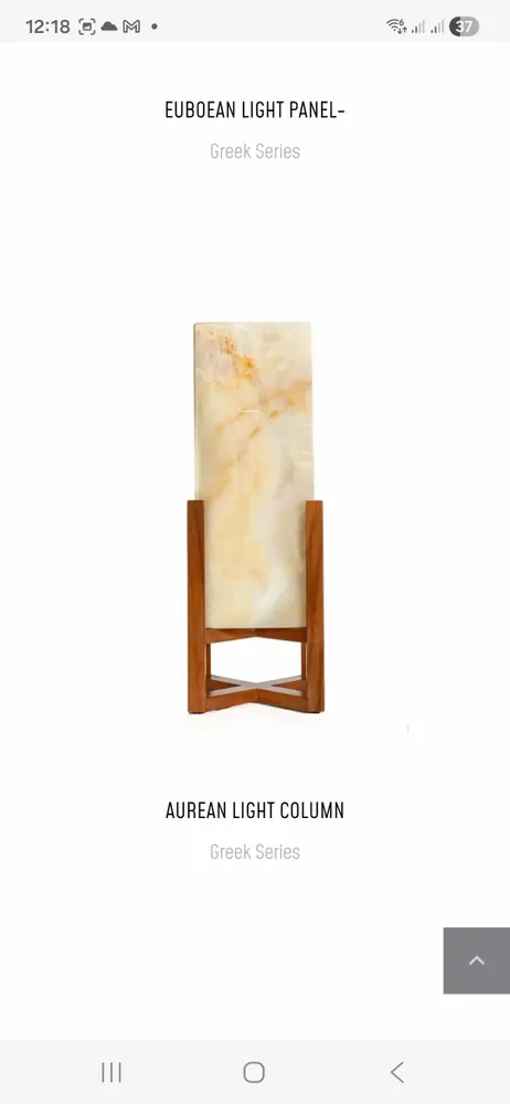 Lampes de table - Aegean Ivory column - MAISON AETHERION