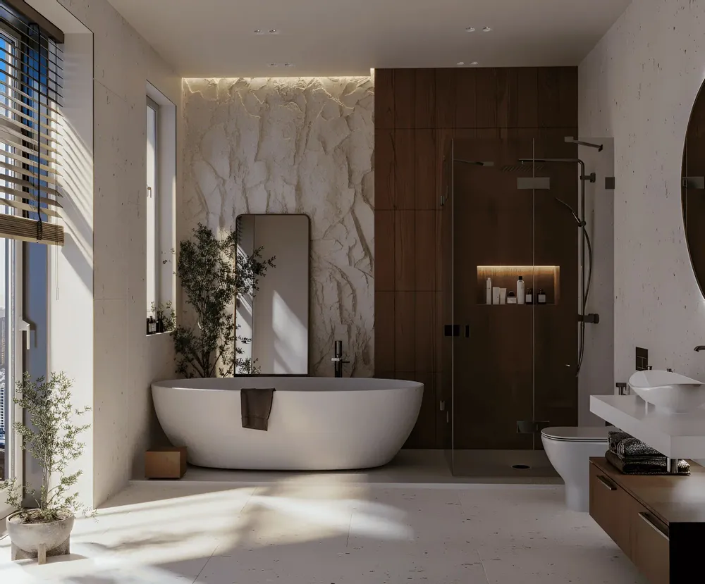 Wall panels - 3D Stone-Effect Wall Panel – ÓROS - PETRALITHE