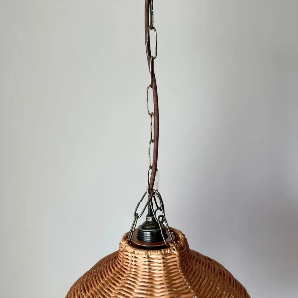 Plafonniers - Lustre suspendu en rotin naturel Fisto - LO-FI HOUSE