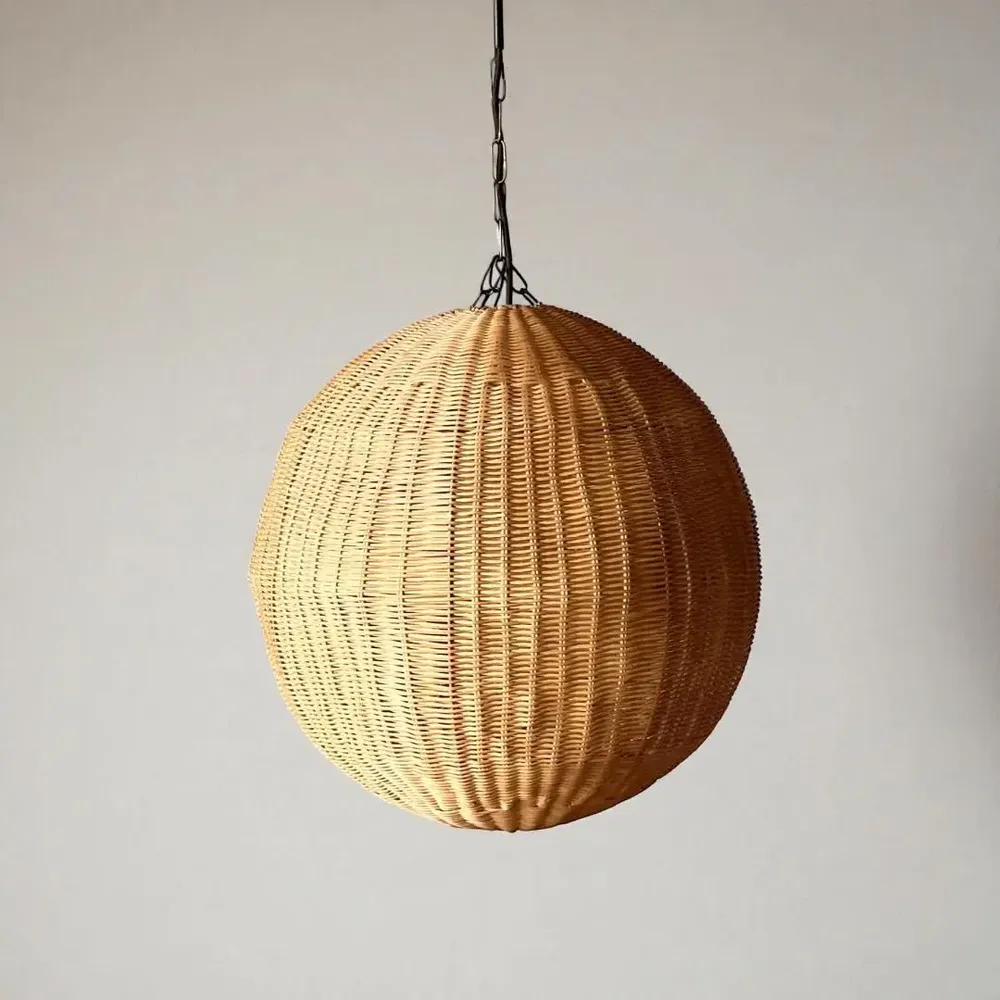 Plafonniers - Lustre suspendu en rotin naturel Cosmos - LO-FI HOUSE