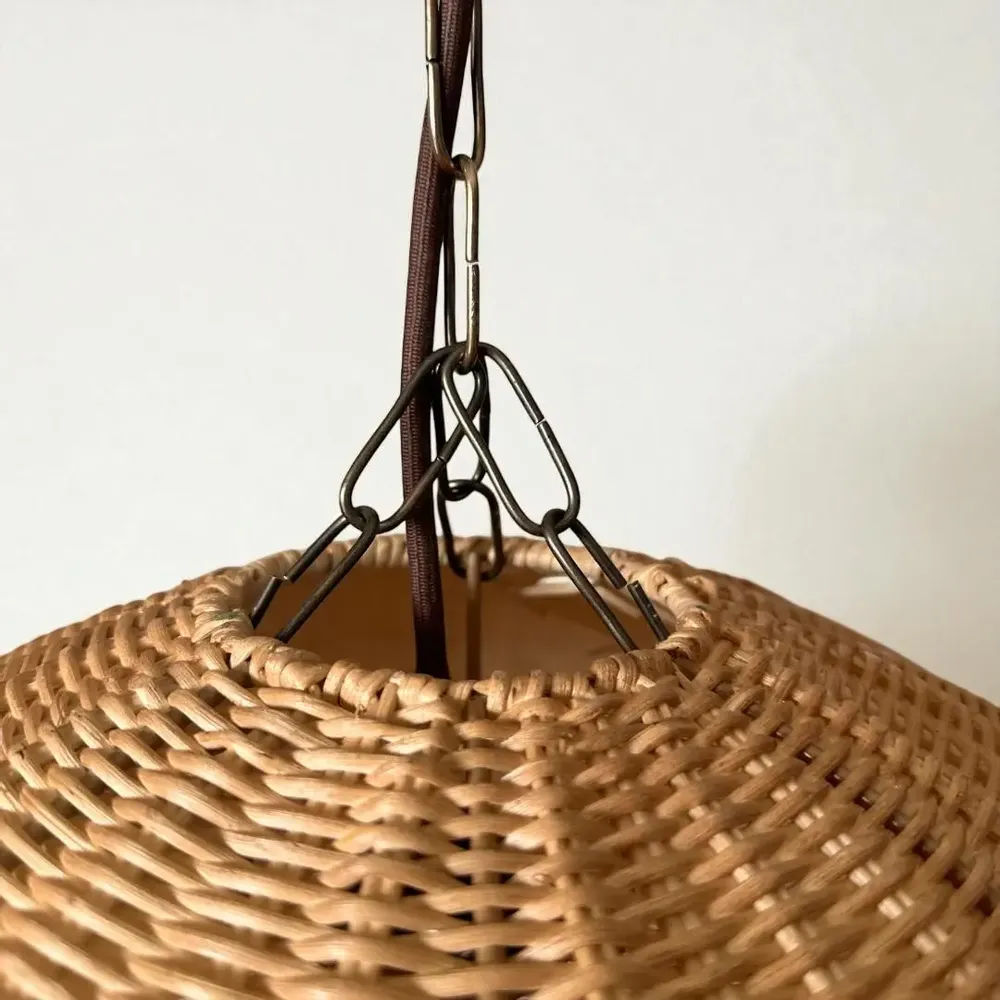 Plafonniers - Lustre suspendu en rotin naturel Cosmos - LO-FI HOUSE