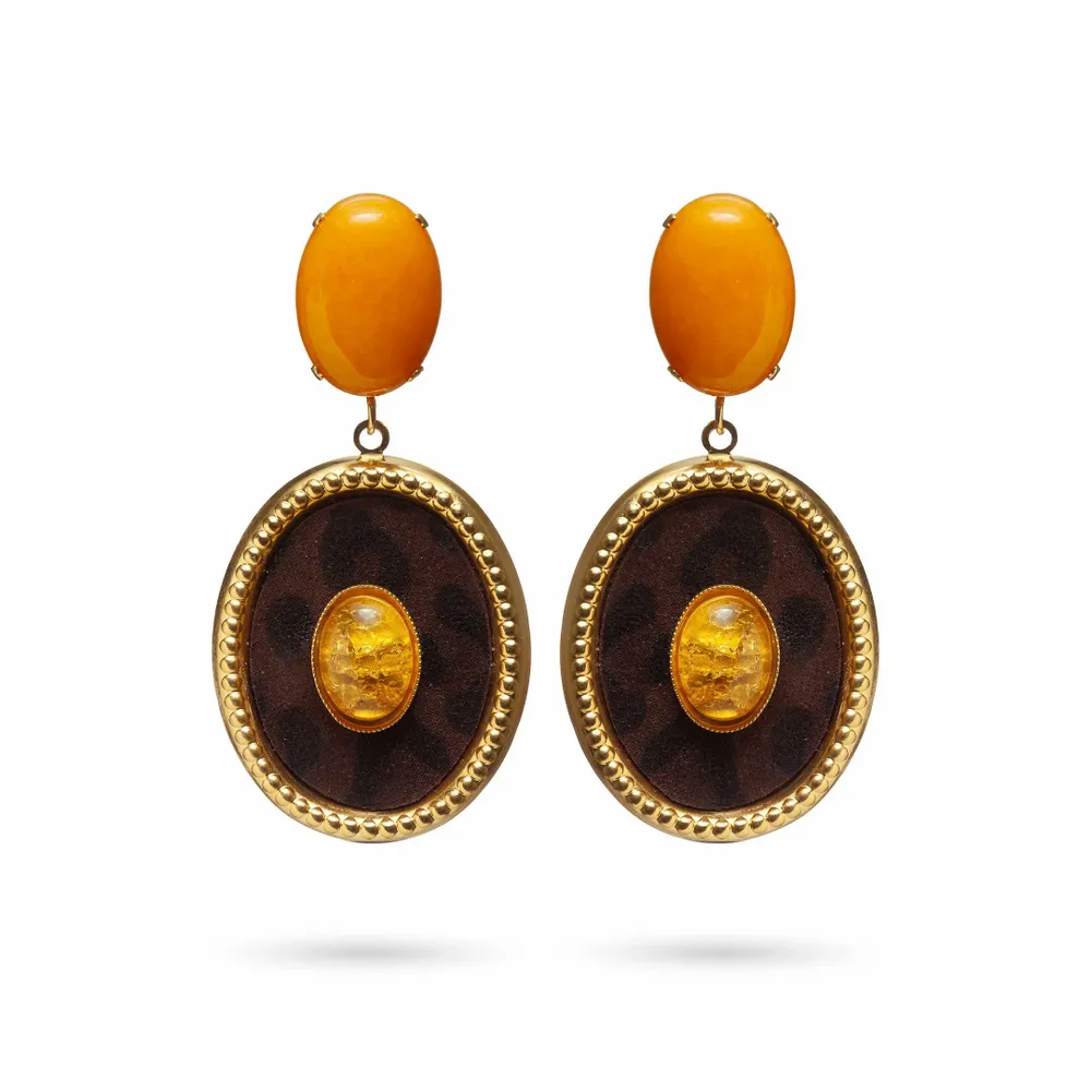 Bijoux - BIJOUX D'OREILLES ZAHA EN CUIR - KAYLA PARIS