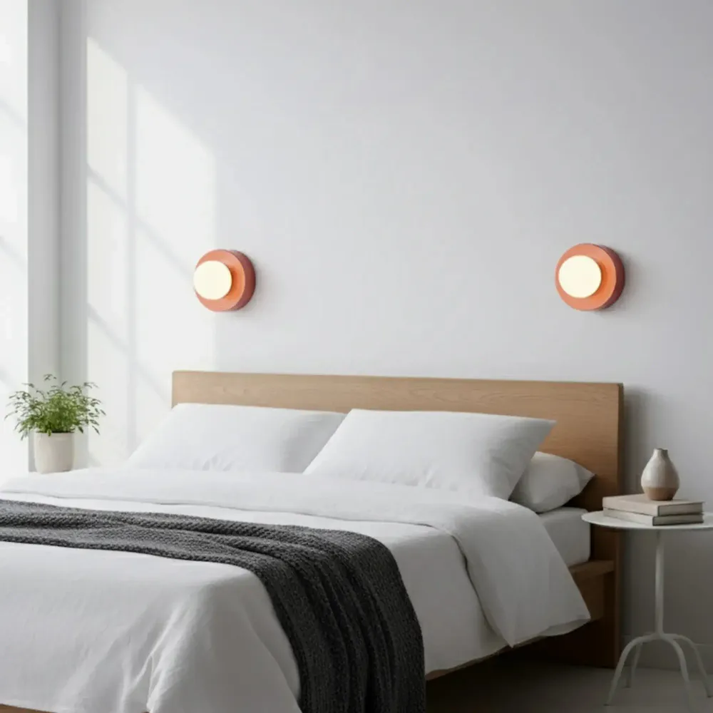 Wall lamps - ALICIA CERAMIC WALL LIGHT – PINK - ELEMENTS LIGHTING