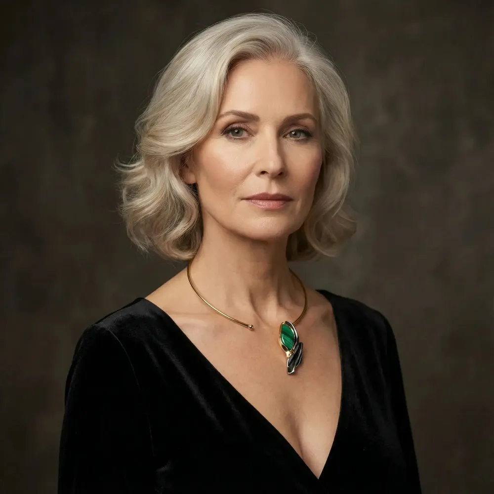 Jewelry - Green Hill Choker Necklace - V UNIQUENESS FINE GREEK JEWELRY