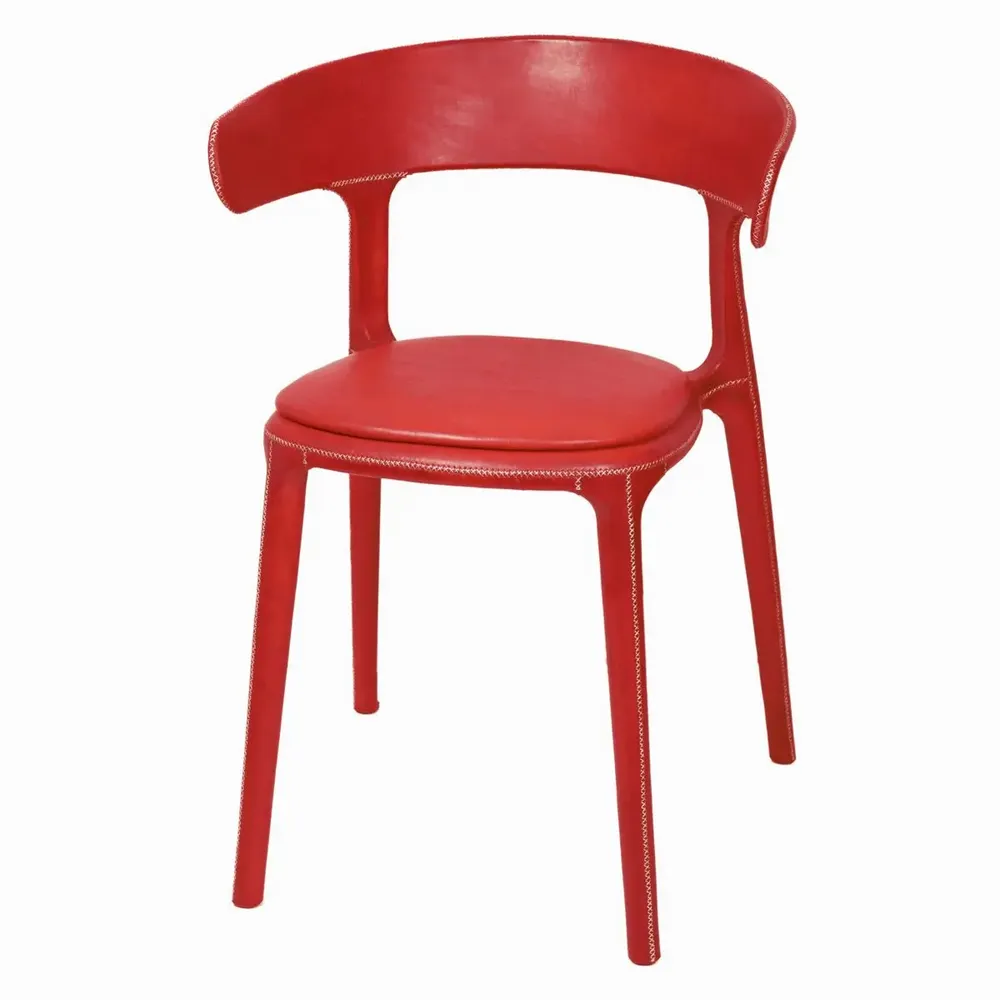 Chairs - Chair Carol covered in leather - SOL & LUNA