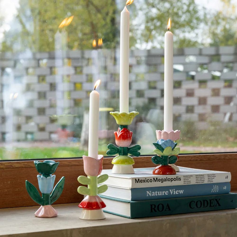 Candlesticks and candle holders - Candle holder blume - &KLEVERING