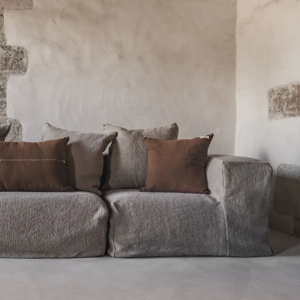 Coussins - Housse de coussin CROSS 50x50cm - BED AND PHILOSOPHY