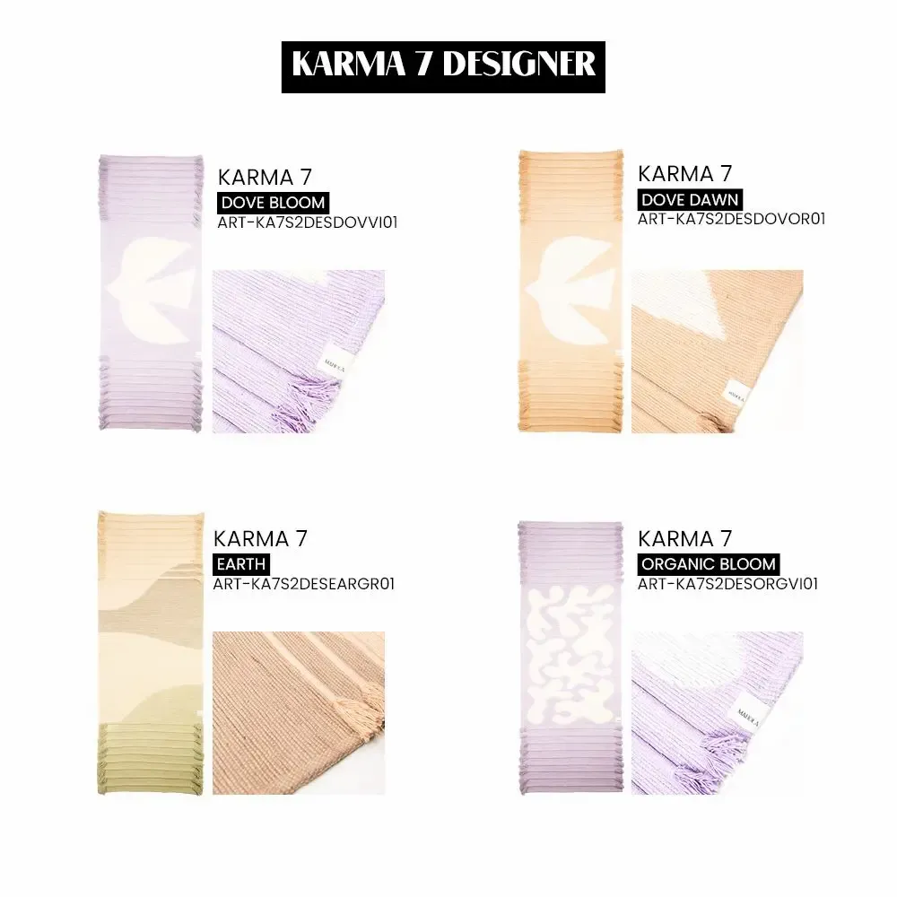 Tapis - KARMA7, Série Designer - Tapis de Yoga biologique - MAHOLA YOGA