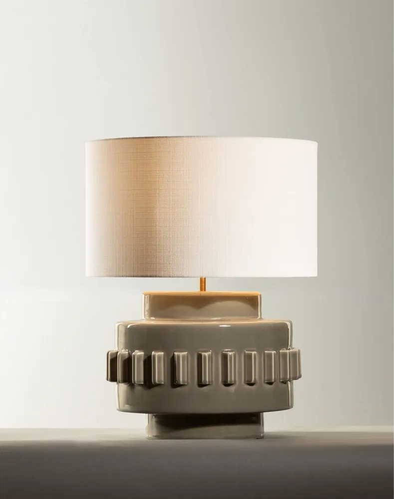 Lampes à poser - Lampe Criptana grise - ARCHIBALDA