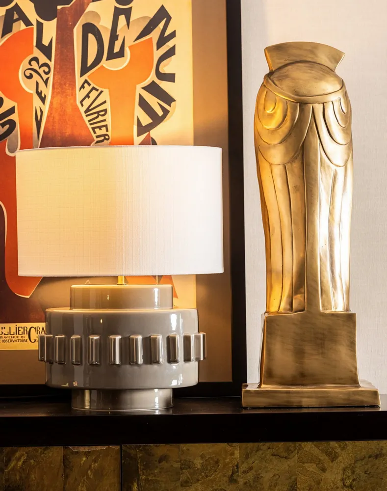 Lampes à poser - Lampe Criptana grise - ARCHIBALDA