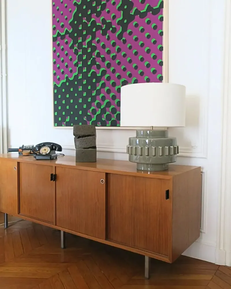 Lampes à poser - Lampe Criptana grise - ARCHIBALDA