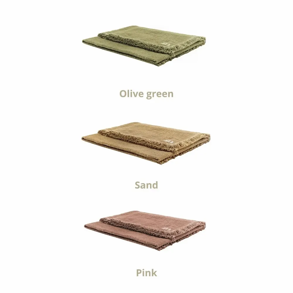 Nappes - Mini nappe MOZZARELLA 100x100cm - BED AND PHILOSOPHY