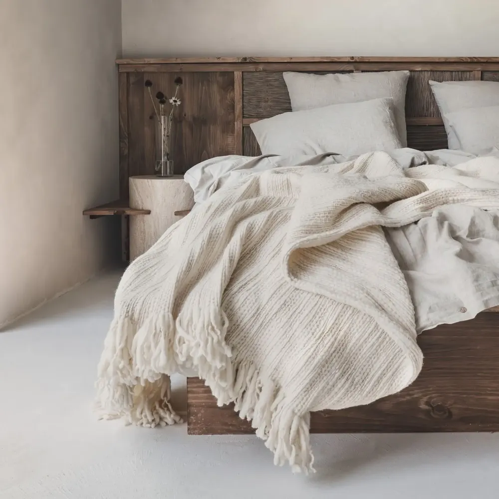 Throw blankets - Throw MURMURE 140x230cm - BED AND PHILOSOPHY