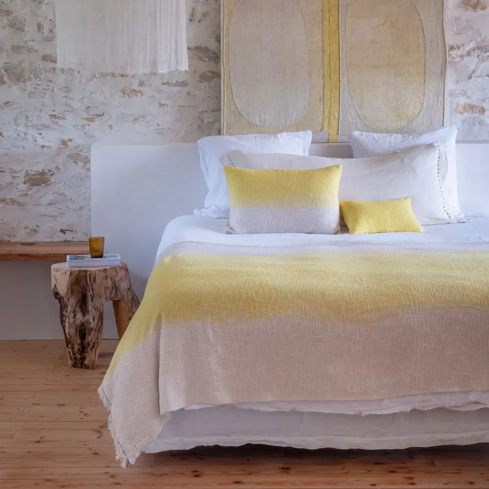 Coussins textile - Housse de coussin en coton Dip & Dye TAICHI 25x40 cm - BED AND PHILOSOPHY