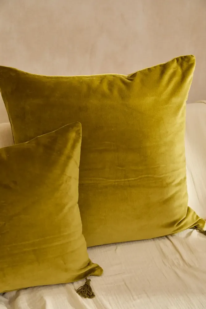 Bureaux d'entreprise - Housse de coussin Velour - CALMA HOUSE