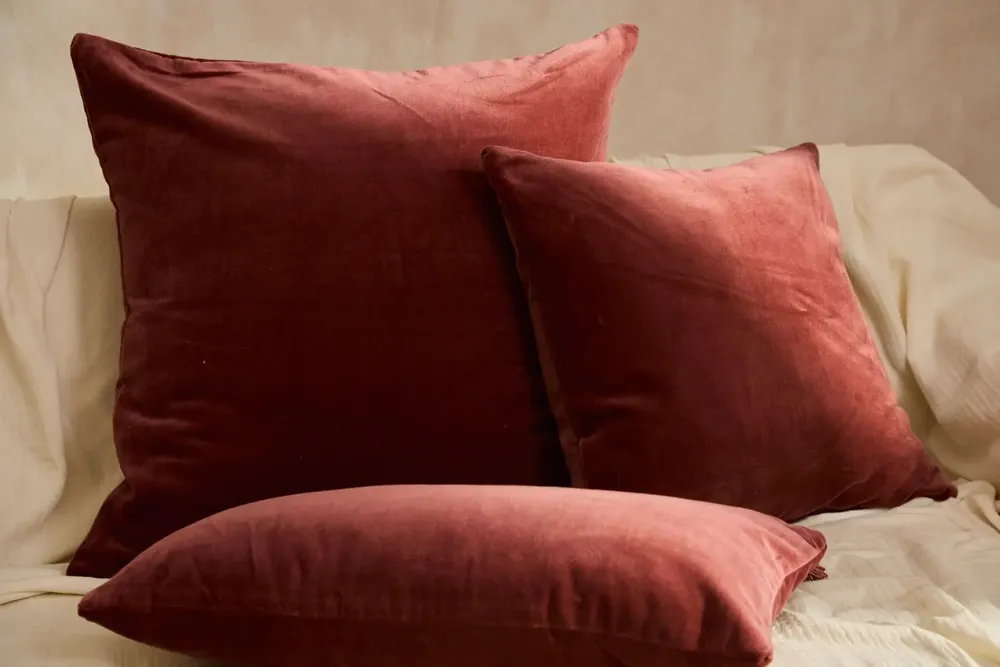 Bureaux d'entreprise - Housse de coussin Velour - CALMA HOUSE