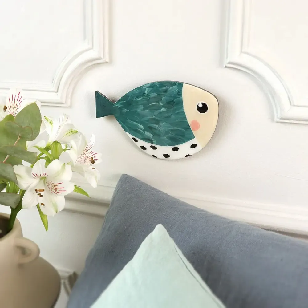 Other wall decoration - Blue fish - TARATATA BIJOUX