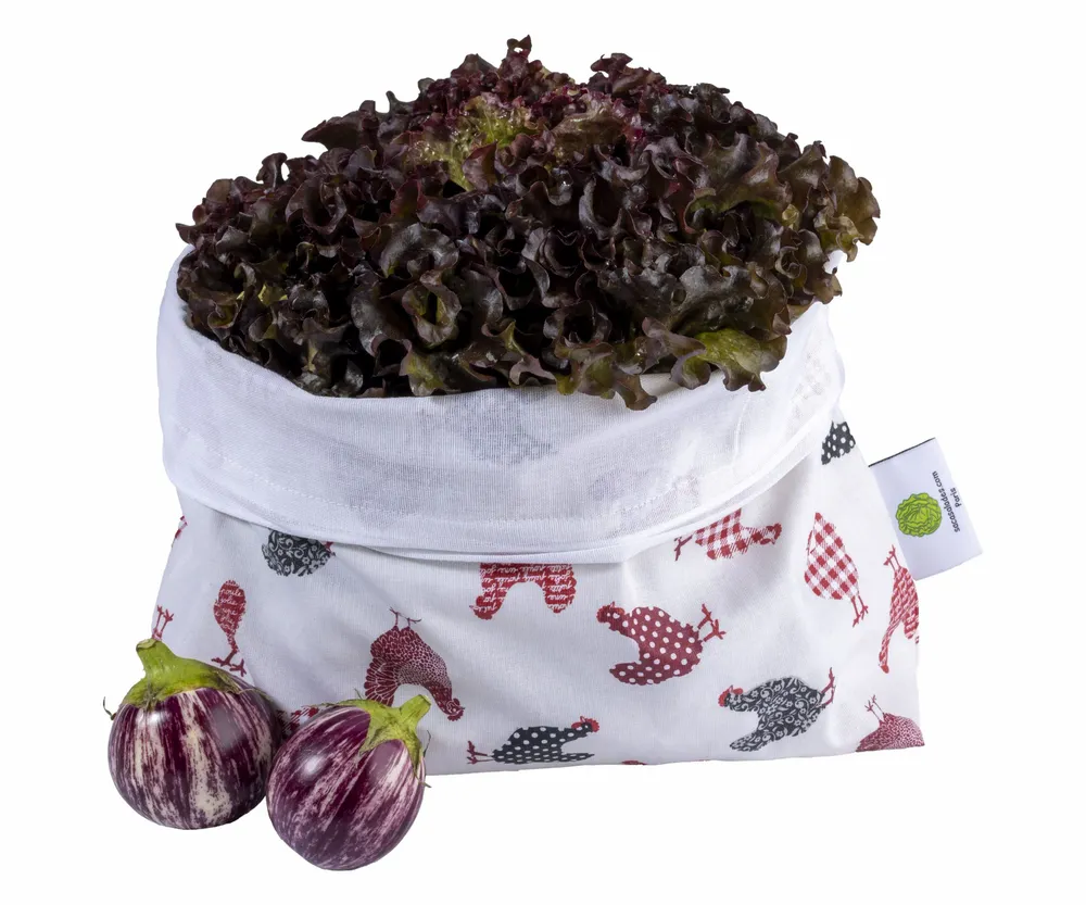 Objets design - SAC A SALADES , SACS A LEGUMES A FROMAGES A CHARCUTERIES ZERO DECHET - SACASALADES BY ARMINE