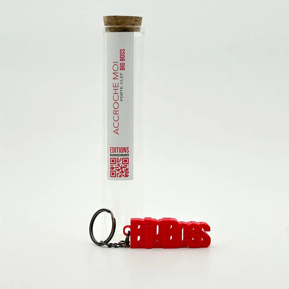 Leather goods - Message keychain — Big Boss - MAUVAISES GRAINES