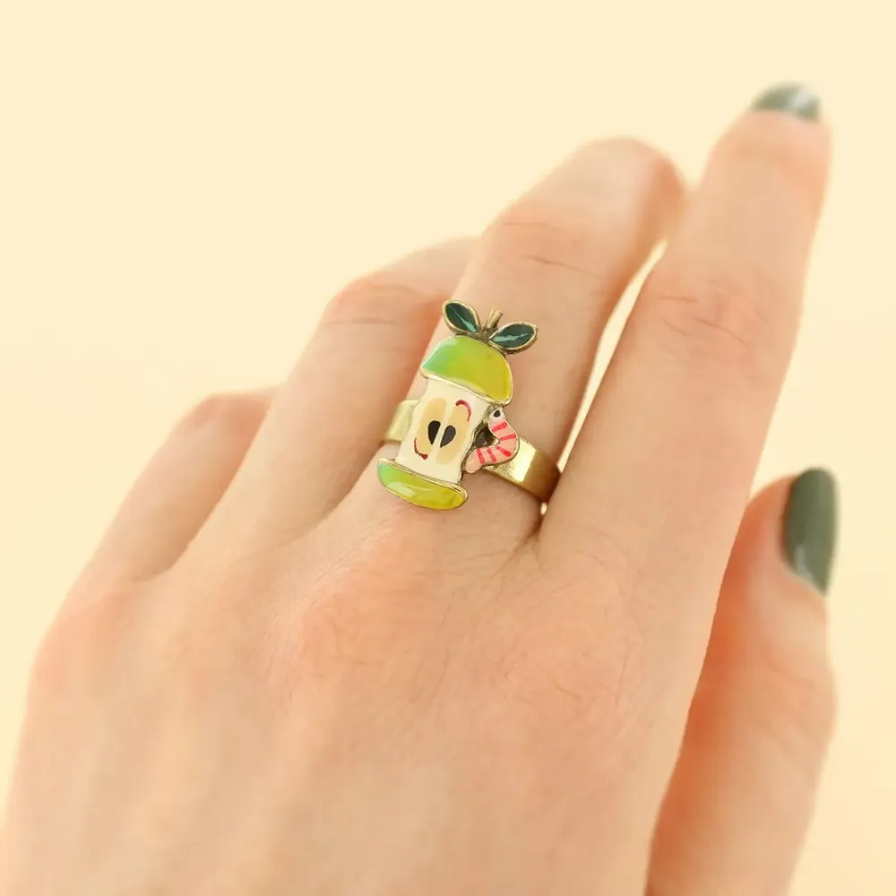 Jewelry - BRONZE GREEN SEED RING - TARATATA BIJOUX