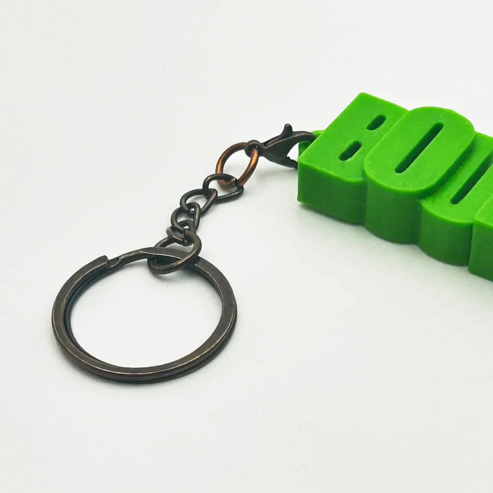 Leather goods - Message keychain — BOULET - MAUVAISES GRAINES