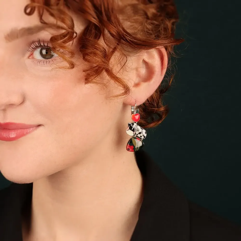 Jewelry - Daisy Sleepers, Silver Multi - TARATATA BIJOUX