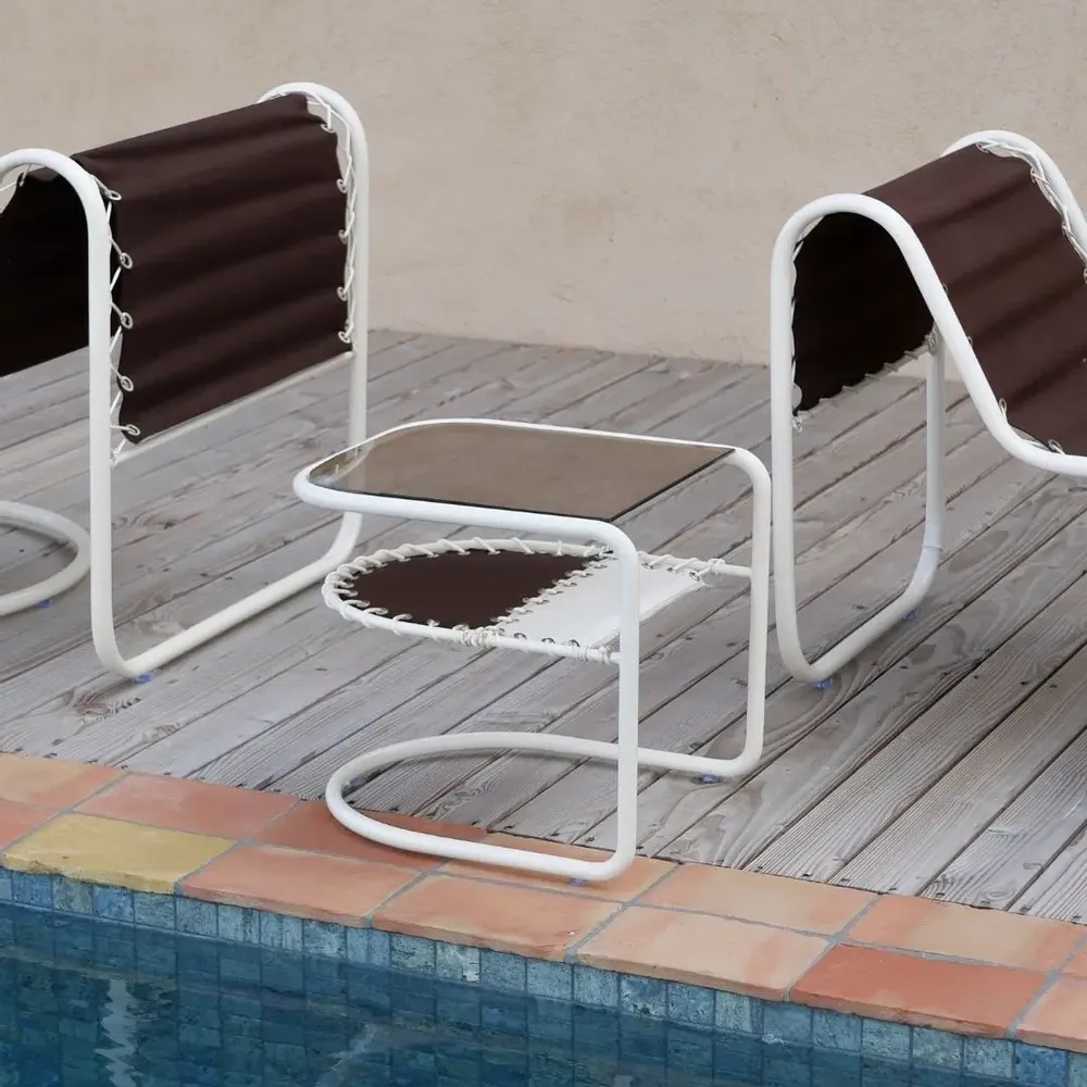 Tables de jardin - Tablette Campo outdoor bicolore - HONORÉ