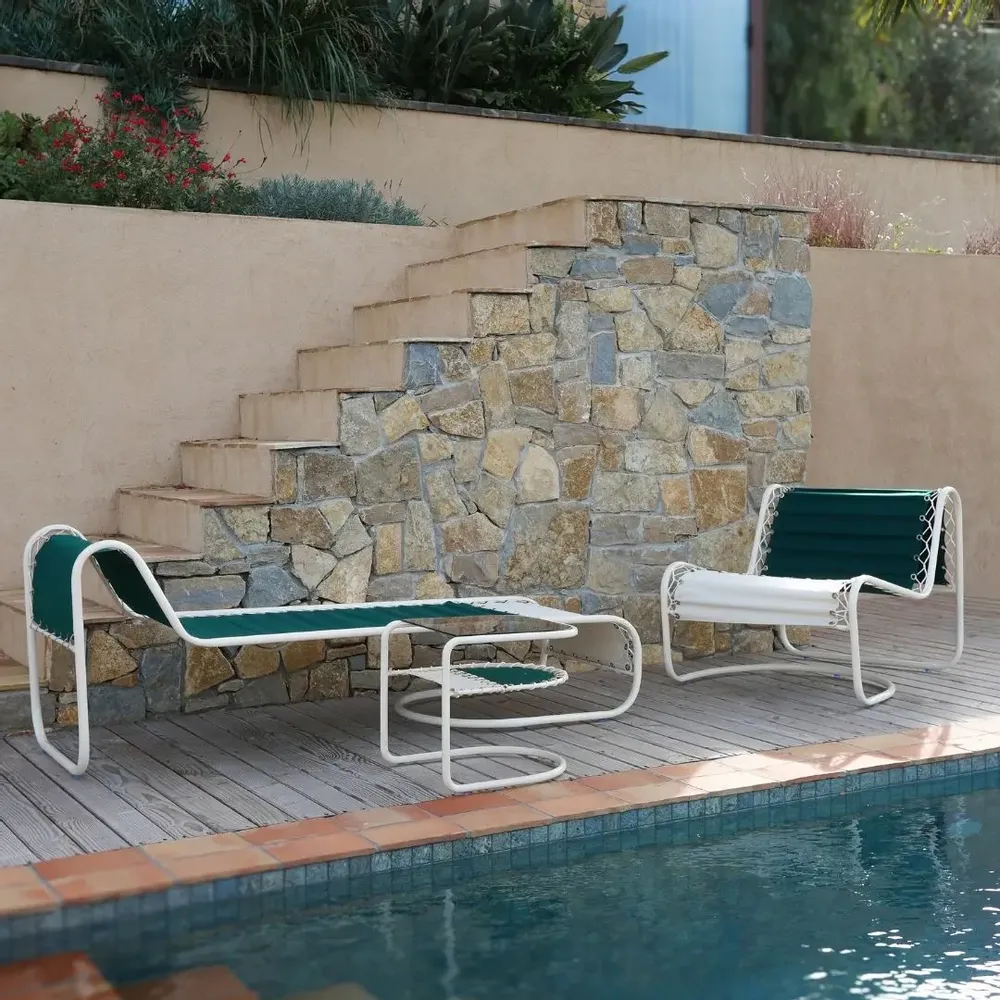 Tables de jardin - Tablette Campo outdoor bicolore - HONORÉ