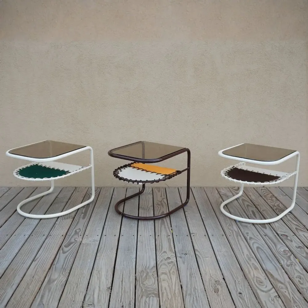 Tables de jardin - Tablette Campo outdoor bicolore - HONORÉ