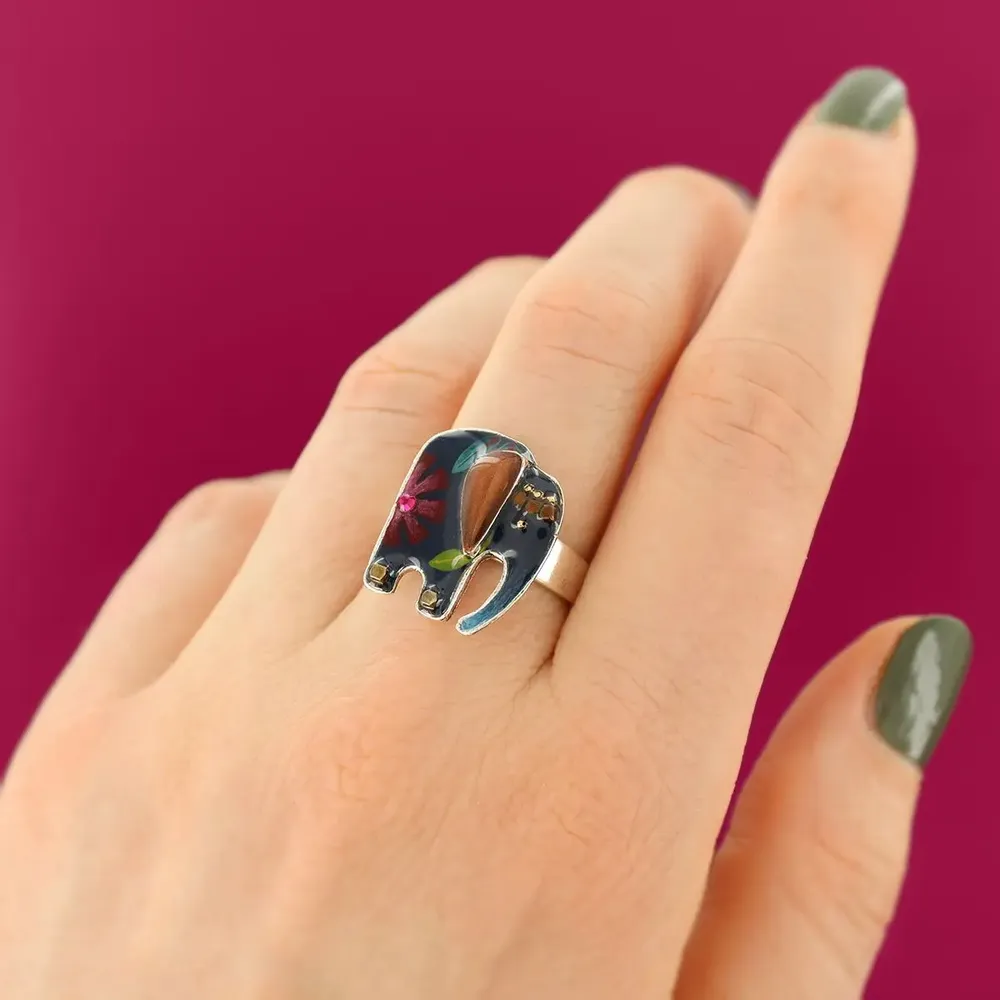 Bijoux - BAGUE PAPONG COULEUR ARGENT MULTI - TARATATA BIJOUX