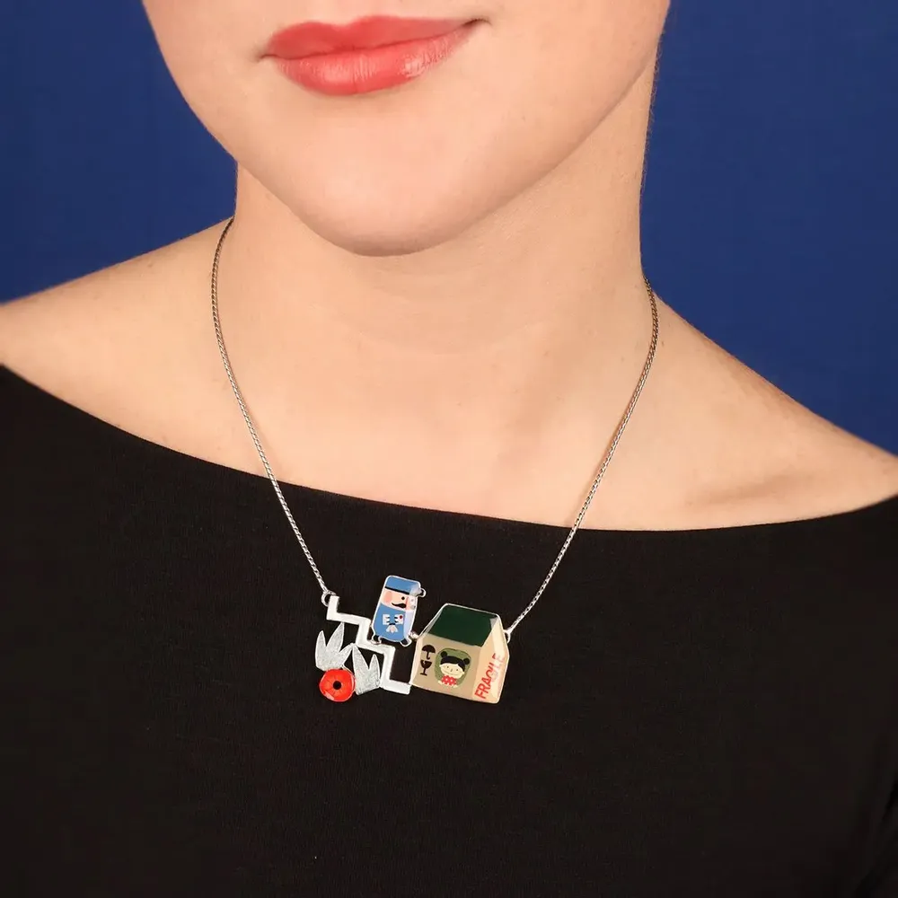 Bijoux - COLLIER PIROUETTE COULEUR ARGENT MULTI - TARATATA BIJOUX