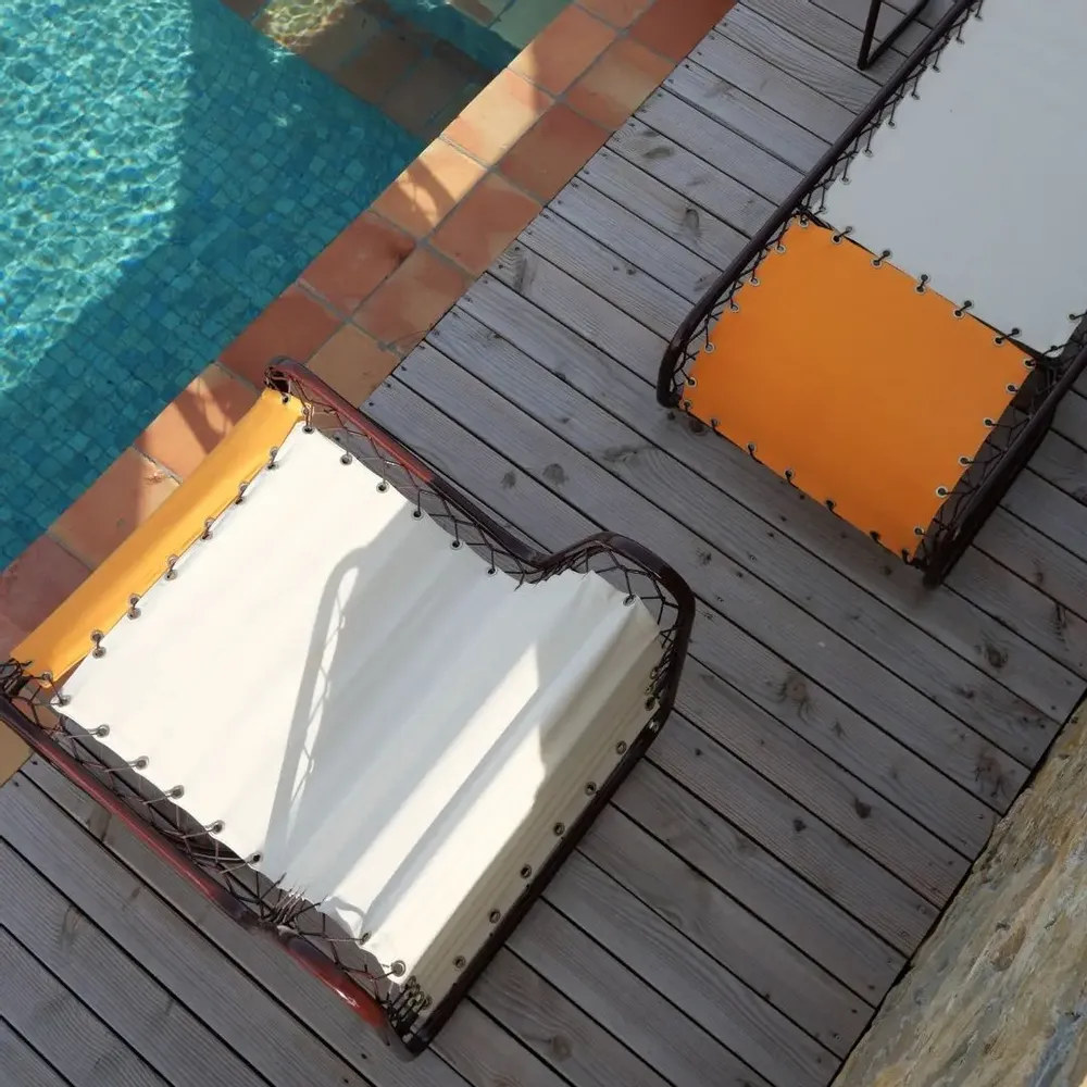 Fauteuils de jardin - Fauteuil Campo outdoor bicolore - HONORÉ