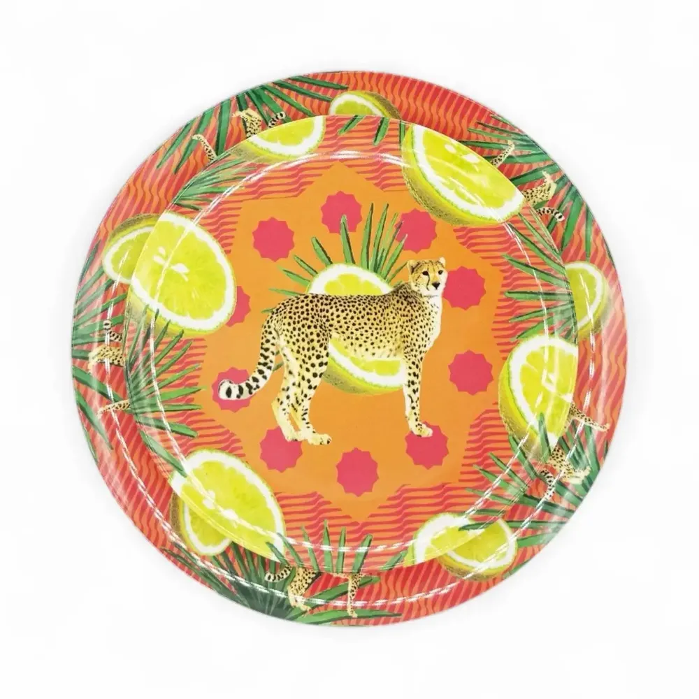 Everyday plates - Lemon Cheetah Plate - MAISON SAWA