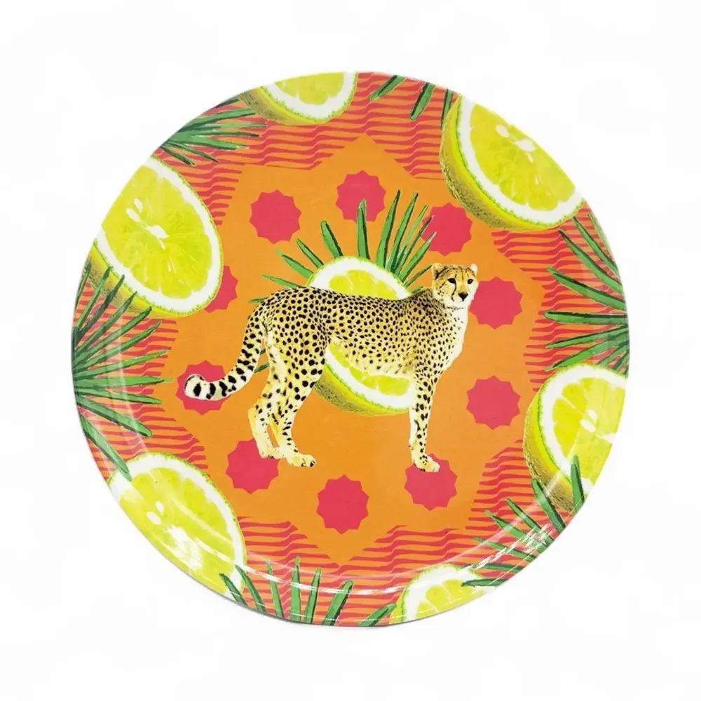 Everyday plates - Lemon Cheetah Plate - MAISON SAWA
