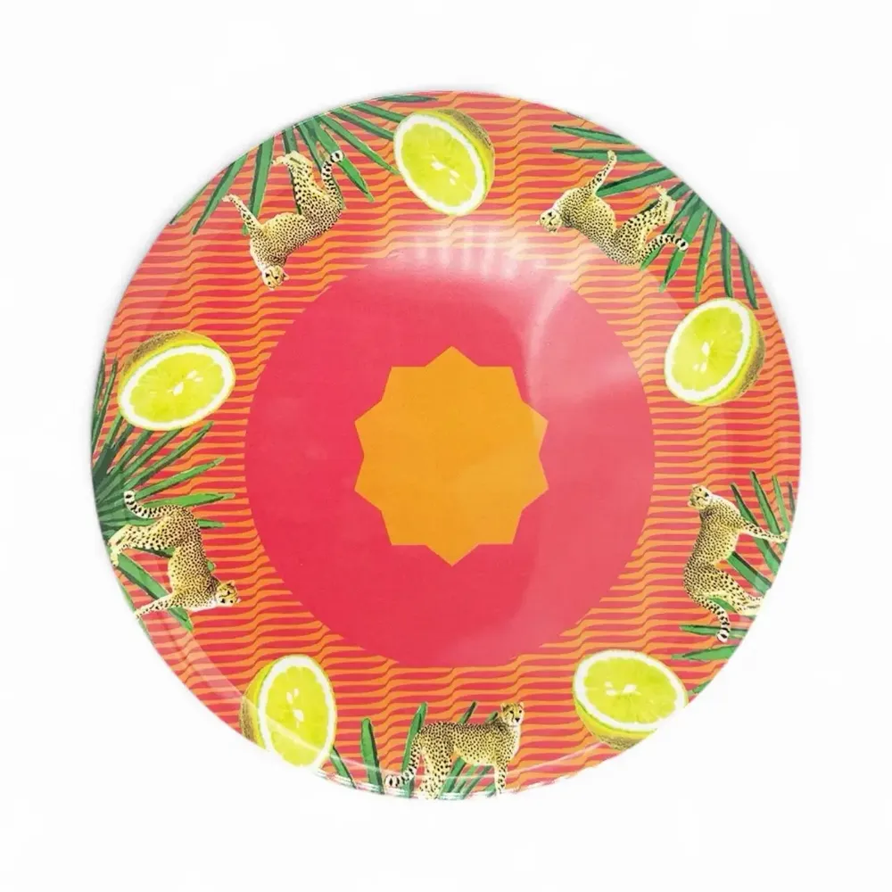 Everyday plates - Lemon Cheetah Plate - MAISON SAWA
