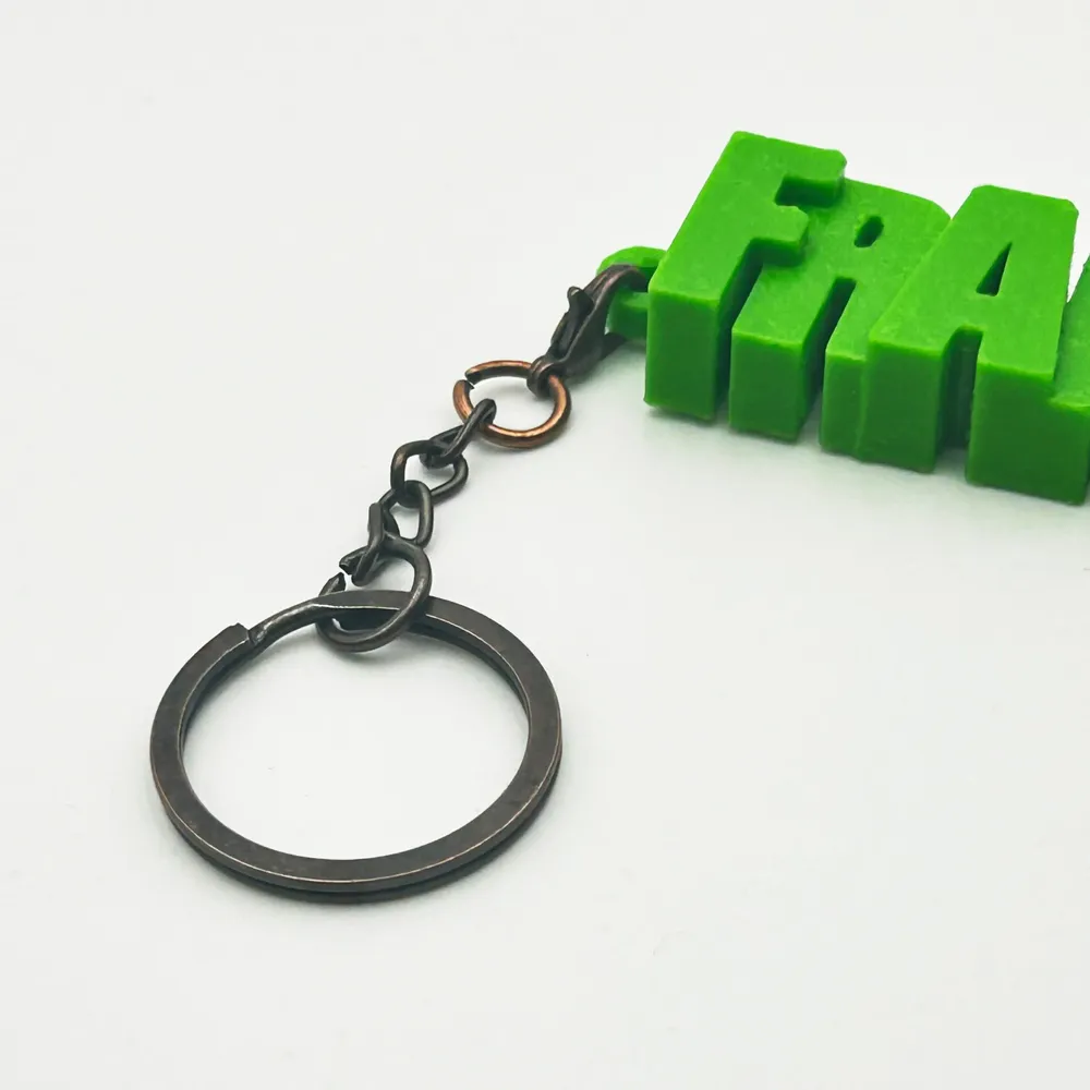 Leather goods - Message keychain — FRANGIN - MAUVAISES GRAINES