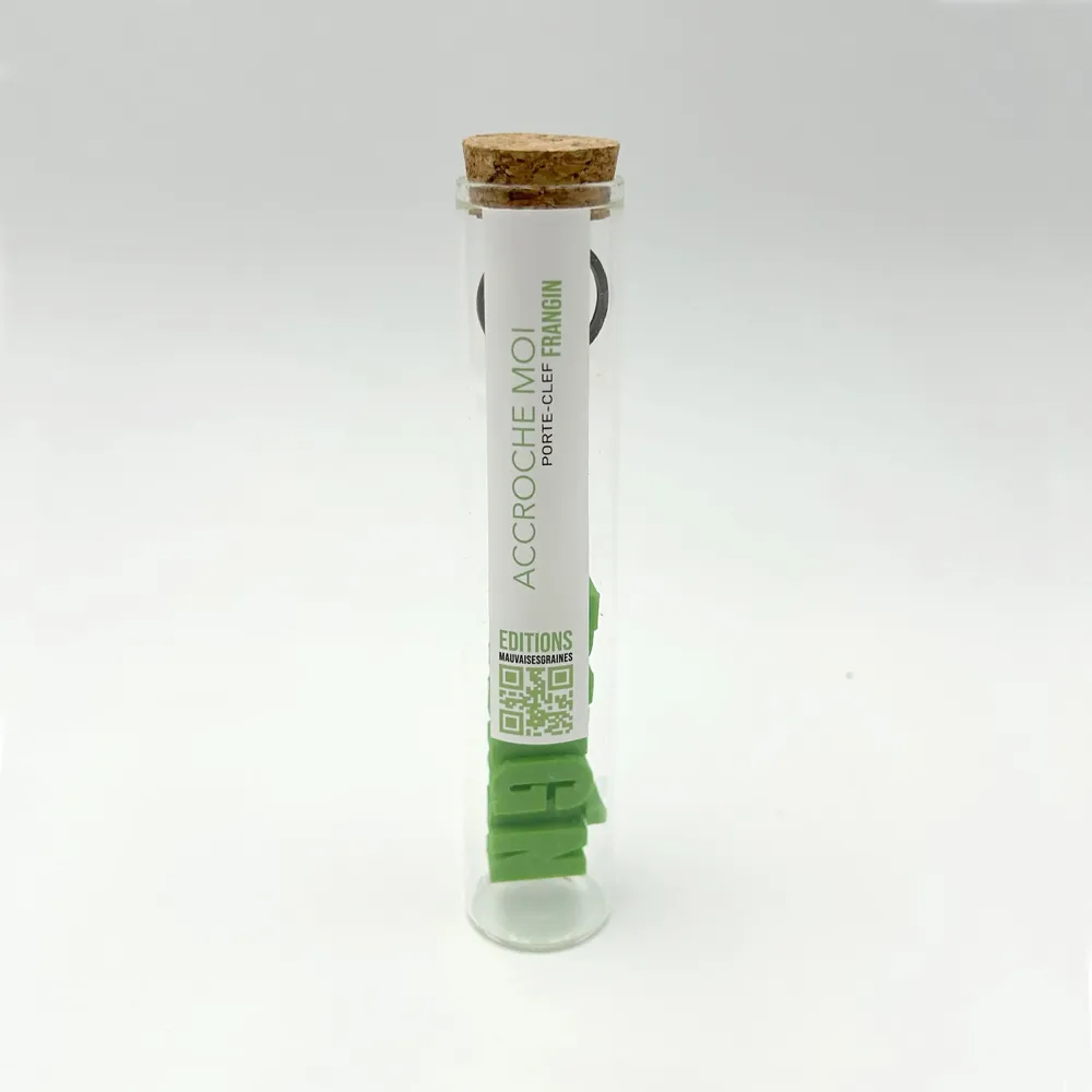 Leather goods - Message keychain — FRANGIN - MAUVAISES GRAINES