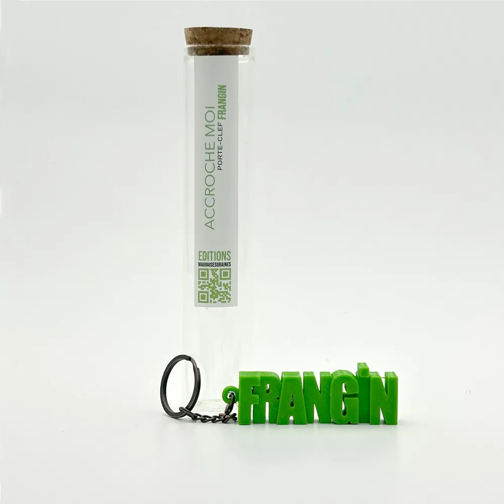 Leather goods - Message keychain — FRANGIN - MAUVAISES GRAINES