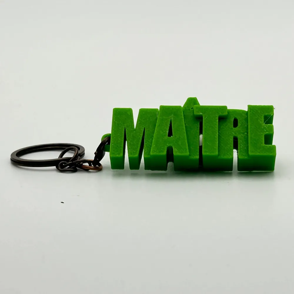 Gifts - Message keychain — MASTER - MAUVAISES GRAINES