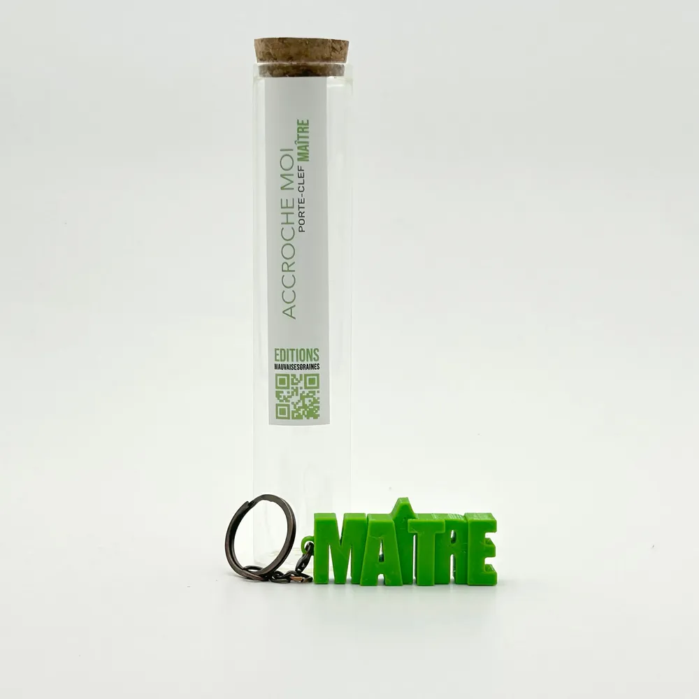 Gifts - Message keychain — MASTER - MAUVAISES GRAINES