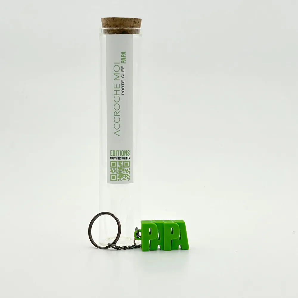 Cadeaux - Porte-clés à message – PAPA - MAUVAISES GRAINES